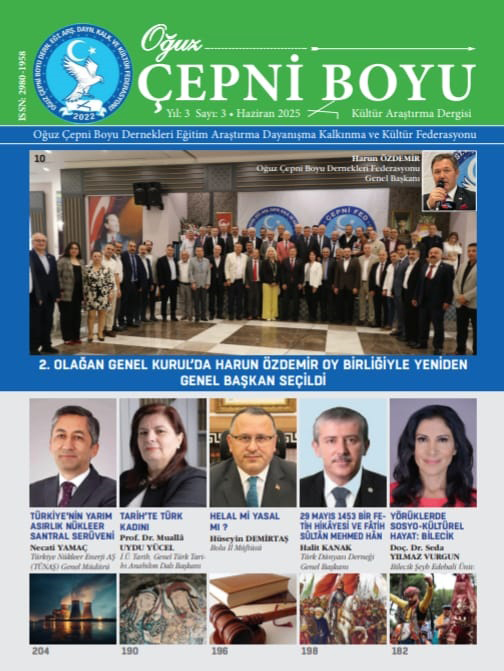 Oğuz Çepni Boyu Kültür Araştırma Dergisi' 3. Sayısı Çıktı 