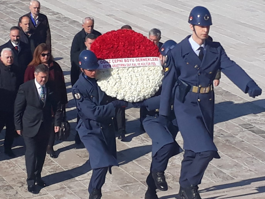 Anıtkabir'e resmi törenle Çelenk bıraktık